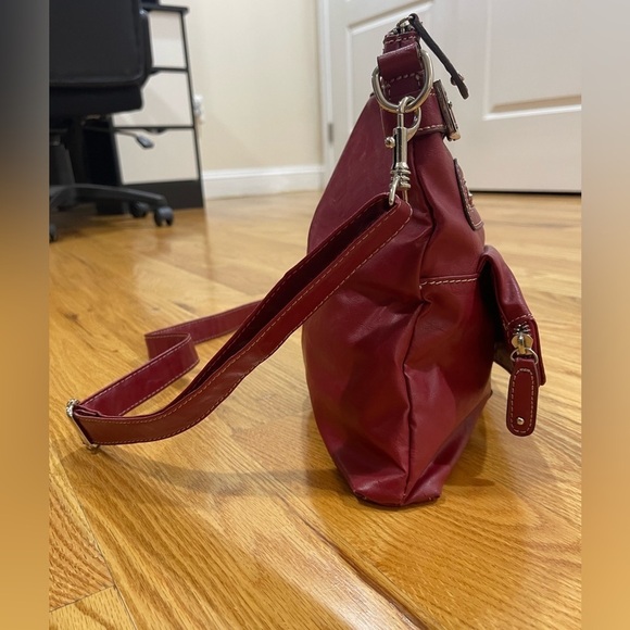 Nine West Crossbody Red Studded - Picture 3 of 11